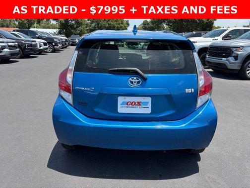 Blue Streak Metallic 2015 Toyota Prius c Two