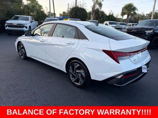 Serenity White 2024 Hyundai ELANTRA Limited