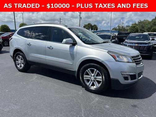 Silver Ice Metallic 2015 Chevrolet Traverse 2LT