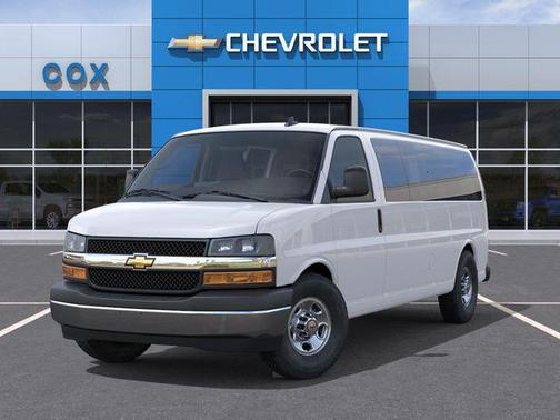 Summit White 2026 Chevrolet Express 3500 3500 Extended Wheelbase, LT, RWD
