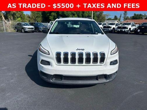 Bright White Clearcoat 2015 Jeep Cherokee Sport