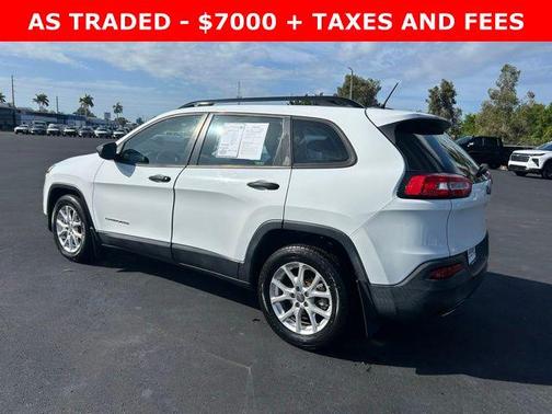 Bright White Clearcoat 2015 Jeep Cherokee Sport