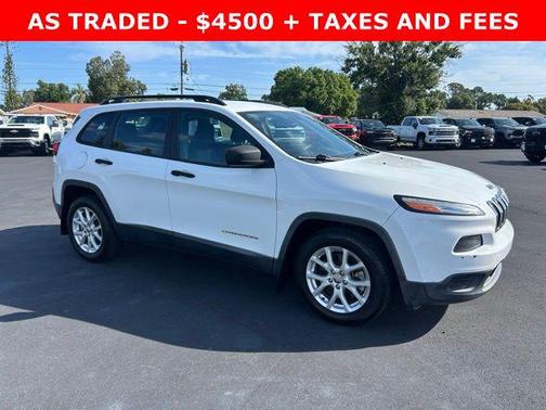 Bright White Clearcoat 2015 Jeep Cherokee Sport
