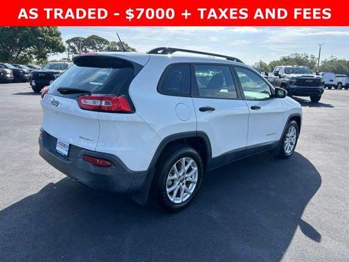 Bright White Clearcoat 2015 Jeep Cherokee Sport