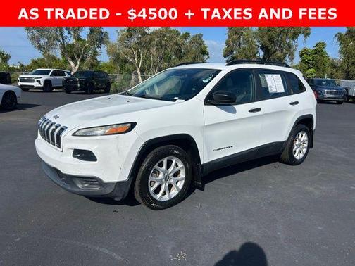 Bright White Clearcoat 2015 Jeep Cherokee Sport