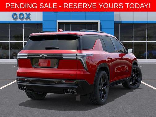 Radiant Red Tintcoat 2026 Chevrolet Traverse RS