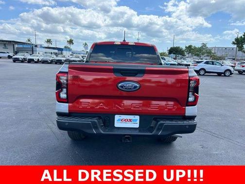 Hot Pepper Red Metallic Tinted Clearcoat 2024 Ford Ranger XLT