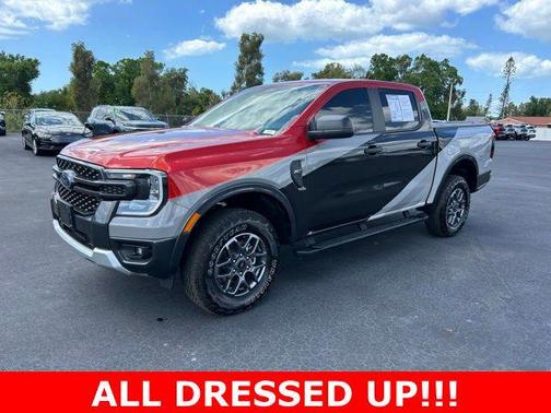 Hot Pepper Red Metallic Tinted Clearcoat 2024 Ford Ranger XLT