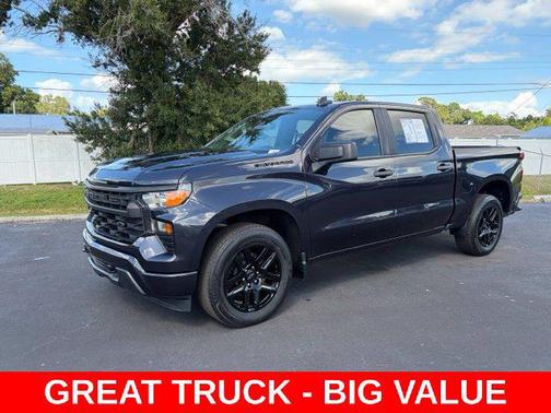Dark Ash Metallic 2023 Chevrolet Silverado 1500 Custom