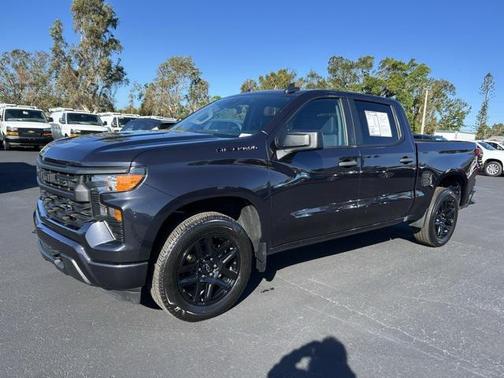 Dark Ash Metallic 2023 Chevrolet Silverado 1500 Custom