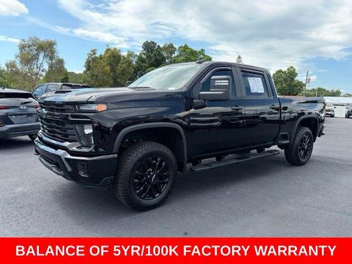Black 2025 Chevrolet Silverado 2500 Custom