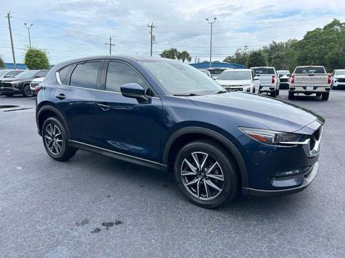 Deep Crystal Blue Mica 2018 Mazda CX-5 Grand Touring