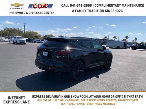 Black 2021 Chevrolet Blazer RS