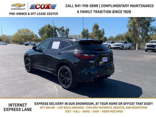 Black 2021 Chevrolet Blazer RS