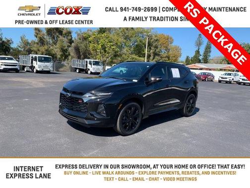 Black 2021 Chevrolet Blazer RS