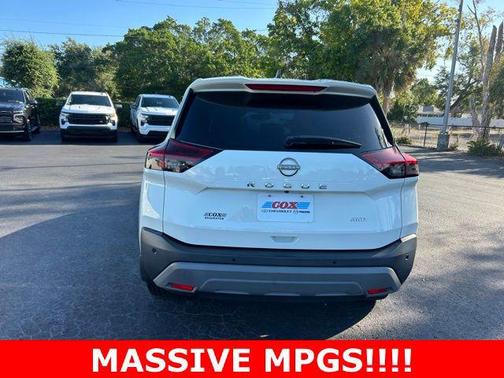 Glacier White 2023 Nissan Rogue S