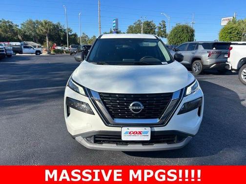 Glacier White 2023 Nissan Rogue S