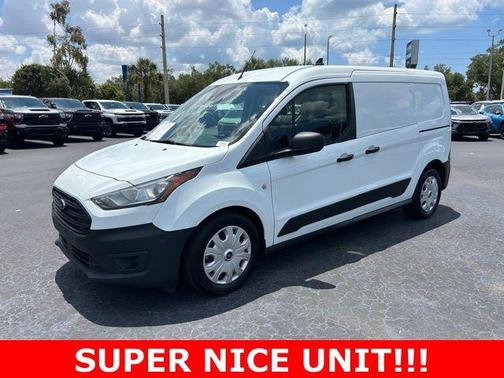 Frozen White 2021 Ford Transit Connect XL Cargo Van