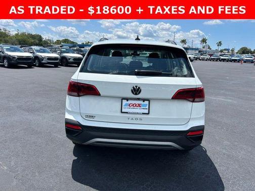 Pure White 2024 Volkswagen Taos 1.5T S
