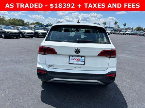 Pure White 2024 Volkswagen Taos 1.5T S
