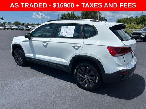 Pure White 2024 Volkswagen Taos 1.5T S