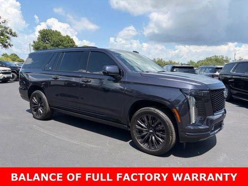 Galactic Gray Metallic 2025 Cadillac Escalade ESV Sport