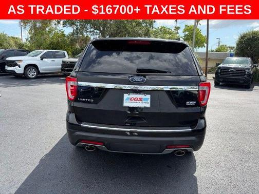 Agate Black Metallic 2019 Ford Explorer Limited