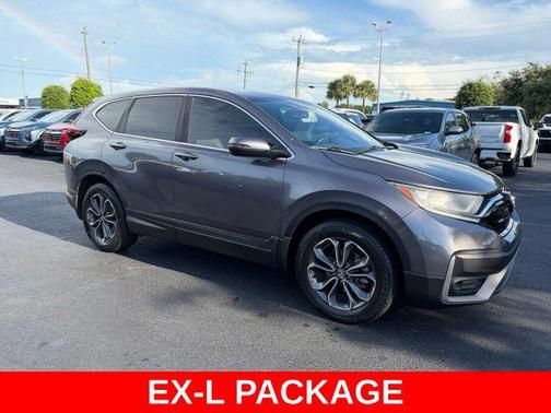 Gray 2021 Honda CR-V 2WD EX-L