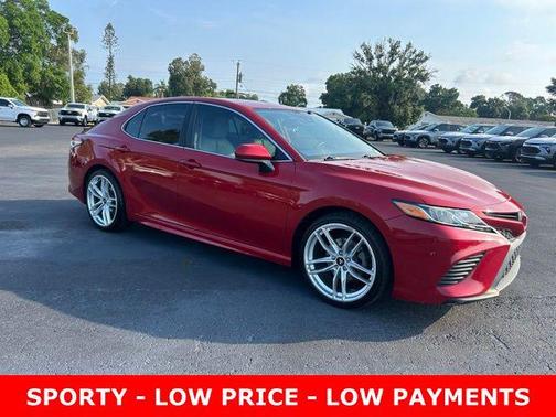 Supersonic Red 2020 Toyota Camry SE
