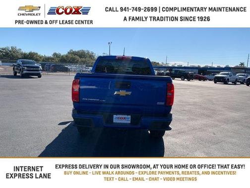 Kinetic Blue Metallic 2020 Chevrolet Colorado WT