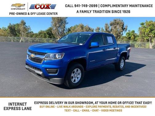 Kinetic Blue Metallic 2020 Chevrolet Colorado WT