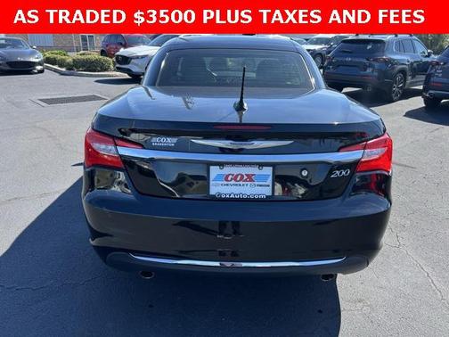 Black Clearcoat 2012 Chrysler 200 Limited