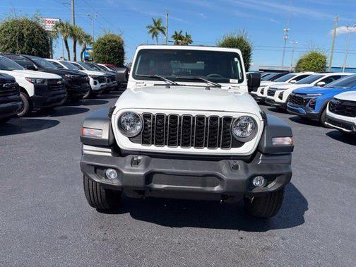Bright White Clearcoat 2025 Jeep Wrangler Sport S
