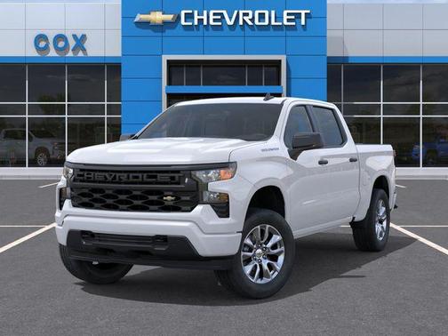 Summit White 2026 Chevrolet Silverado 1500 Custom