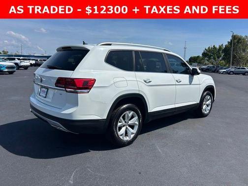 Pure White 2018 Volkswagen Atlas 3.6L SE