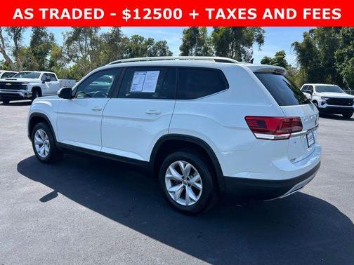 Pure White 2018 Volkswagen Atlas 3.6L SE