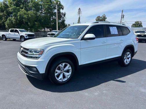 Pure White 2018 Volkswagen Atlas 3.6L SE