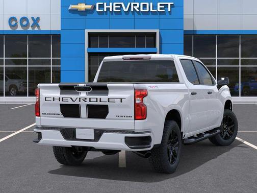 Summit White 2026 Chevrolet Silverado 1500 Custom