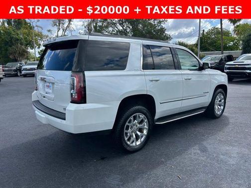 White Frost Tricoat 2016 GMC Yukon SLT