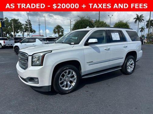 White Frost Tricoat 2016 GMC Yukon SLT