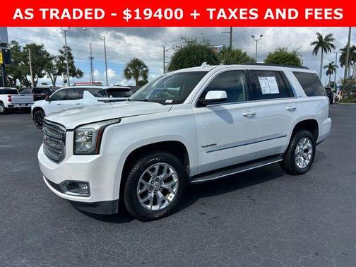 White Frost Tricoat 2016 GMC Yukon SLT