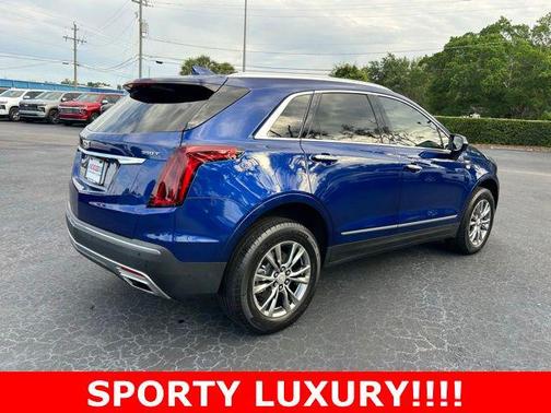 Opulent Blue Metallic 2023 Cadillac XT5 Premium Luxury