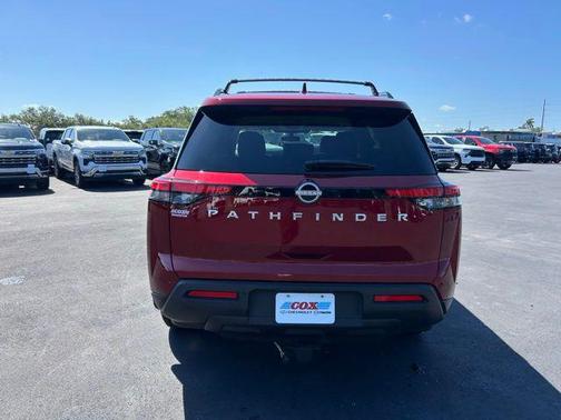 Scarlet Ember Tintcoat 2025 Nissan Pathfinder SV FWD