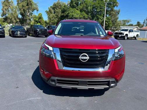 Scarlet Ember Tintcoat 2025 Nissan Pathfinder SV FWD