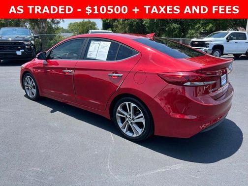 Scarlet Red 2017 Hyundai ELANTRA Limited