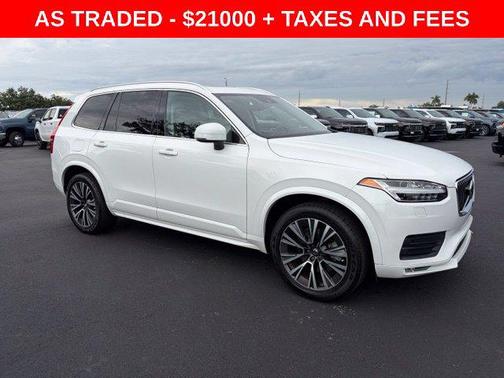 Ice White 2021 Volvo XC90 T5 Momentum