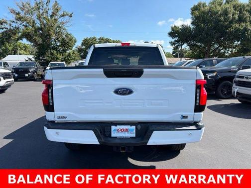 Oxford White 2023 Ford F-150 Lightning XLT
