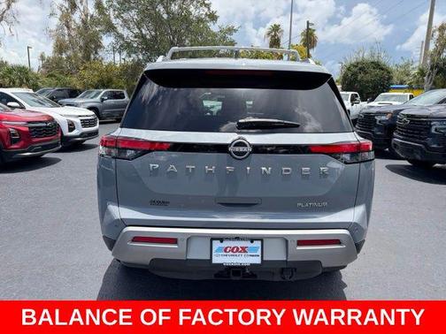 Boulder Gray Pearl 2024 Nissan Pathfinder Platinum
