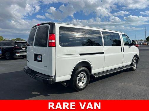 Summit White 2025 Chevrolet Express 3500 RWD 3500 Extended Wheelbase LT