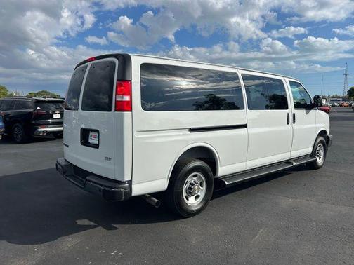 Summit White 2025 Chevrolet Express 3500 RWD 3500 Extended Wheelbase LT